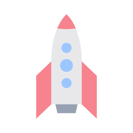 Ракетно-космический корабль Generic Flat иконка