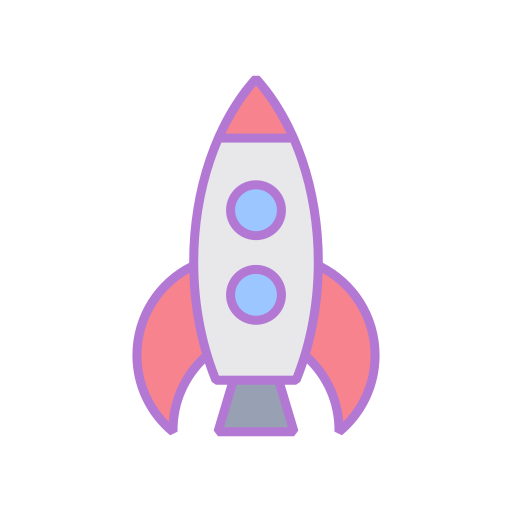ロケット宇宙船 Generic Outline Color icon
