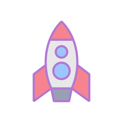 Rocket space ship Generic Outline Color icon