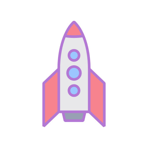 Rocket space ship Generic Outline Color icon