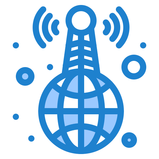 Broadcasting Generic Blue icon