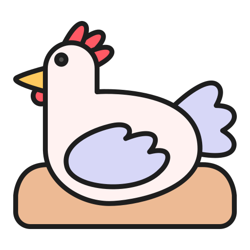 pollo Generic Outline Color icono