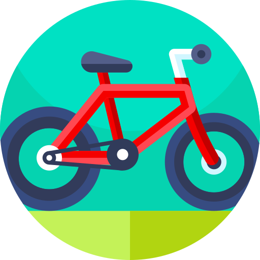 fahrrad Geometric Flat Circular Flat icon