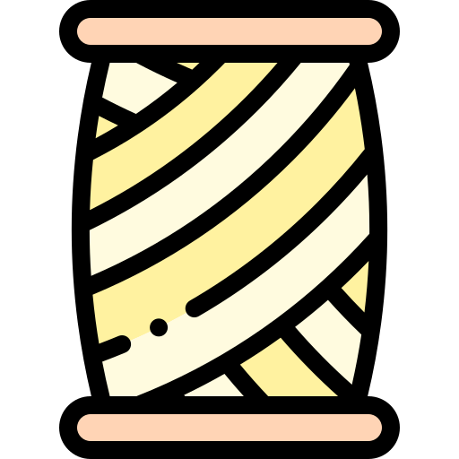 スレッド Detailed Rounded Lineal color icon