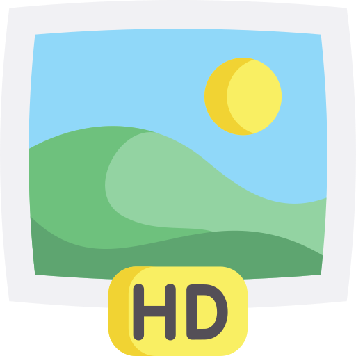 jakość hd Special Flat ikona