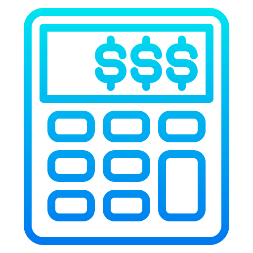 calculadora srip Gradient icono
