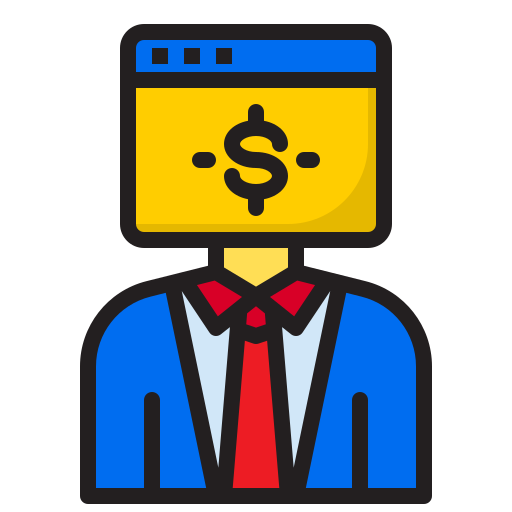 Businessman srip Lineal Color icon