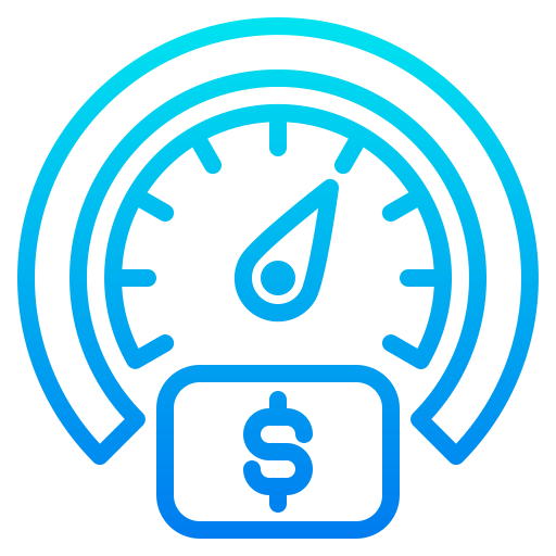 スピードメーター srip Gradient icon