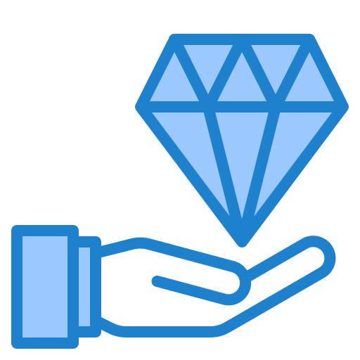 diamante srip Blue icona