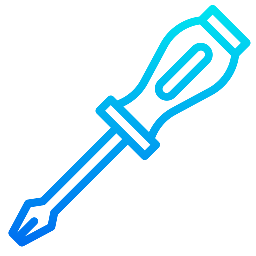 Screwdriver srip Gradient icon