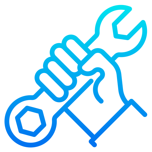 Wrench srip Gradient icon