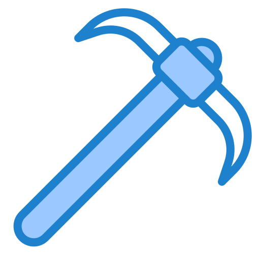 Pickaxe srip Blue icon
