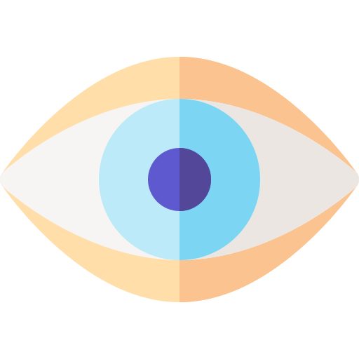 Глаз Basic Rounded Flat иконка