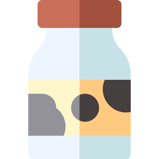 garrafa de leite Basic Rounded Flat Ícone