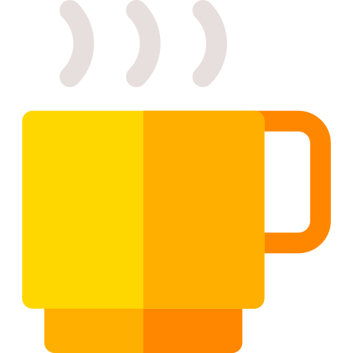 xícara de café Basic Rounded Flat Ícone