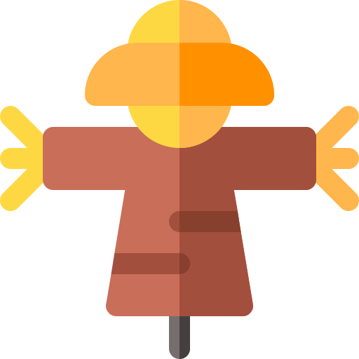 Scarecrow Basic Rounded Flat icon