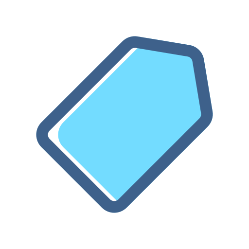 Label Generic Color Omission icon