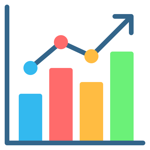 gráfico de barras Generic Flat icono