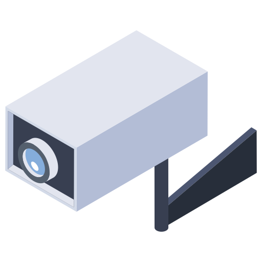 caméra de vidéosurveillance Generic Isometric Icône