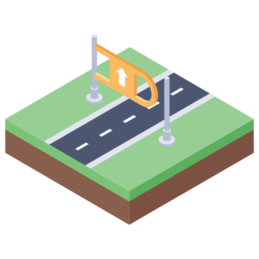 autopista Generic Isometric icono