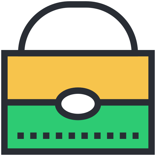 Handbag Generic Outline Color icon