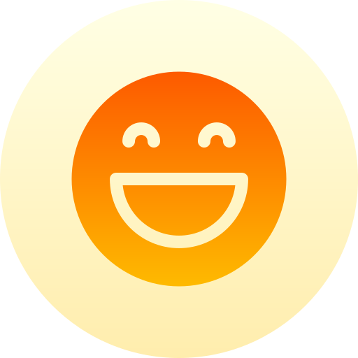 glücklich Basic Gradient Circular icon