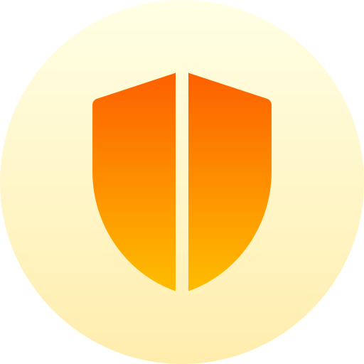 Protection Basic Gradient Circular icon