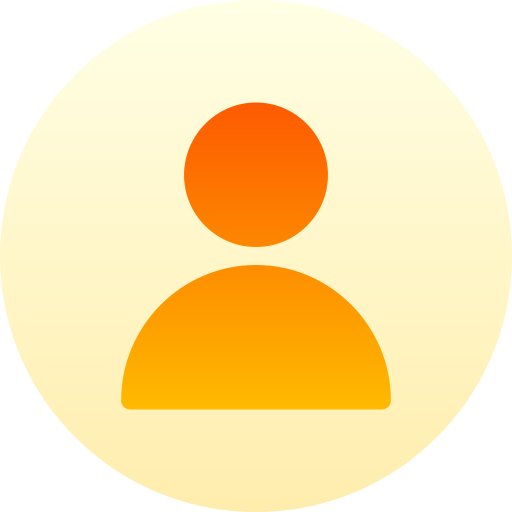 gebruiker Basic Gradient Circular icoon