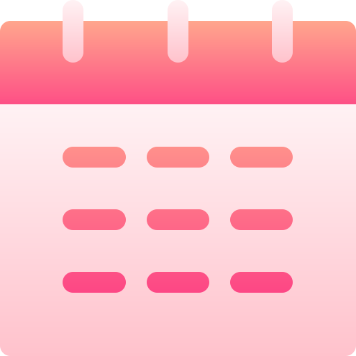 Календарь Basic Gradient Gradient иконка