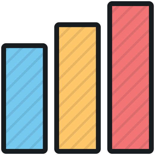 balkendiagramm Generic Outline Color icon