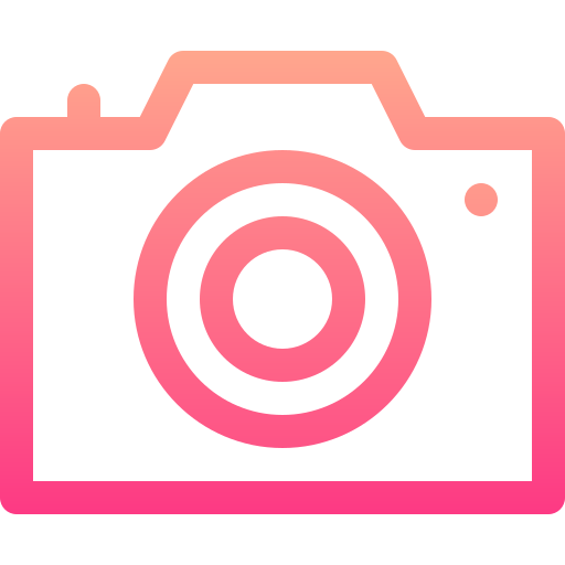 caméra Basic Gradient Lineal color Icône