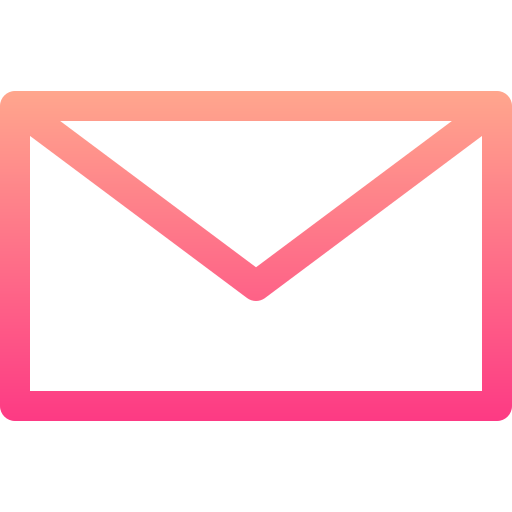 Mail Basic Gradient Lineal color icon