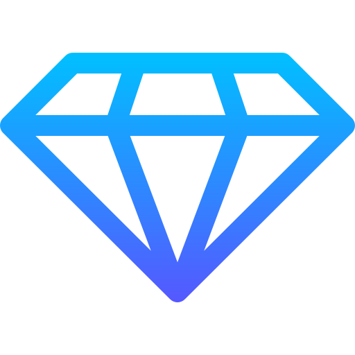 diamant Basic Gradient Lineal color icon