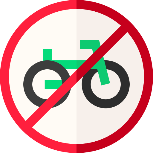 niente bici Basic Straight Flat icona