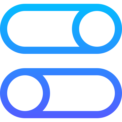 コントロール Basic Gradient Lineal color icon