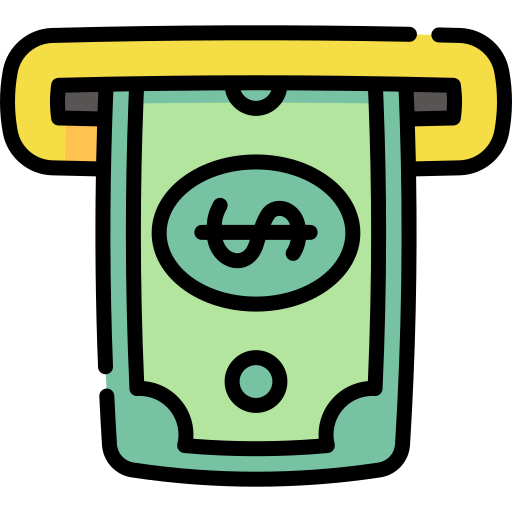 geldautomaat Special Lineal color icoon