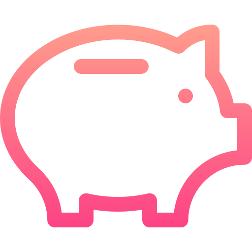 sparschwein Basic Gradient Lineal color icon