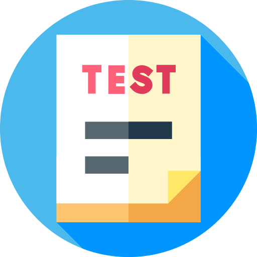 test Flat Circular Flat icoon