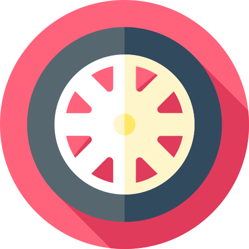 바퀴 Flat Circular Flat icon