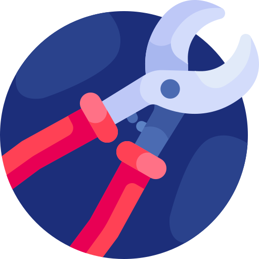 Wire cutter Detailed Flat Circular Flat icon