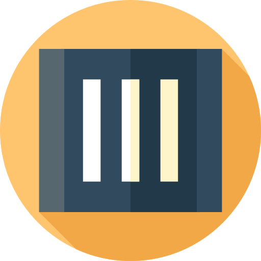 zebrastreifen Flat Circular Flat icon