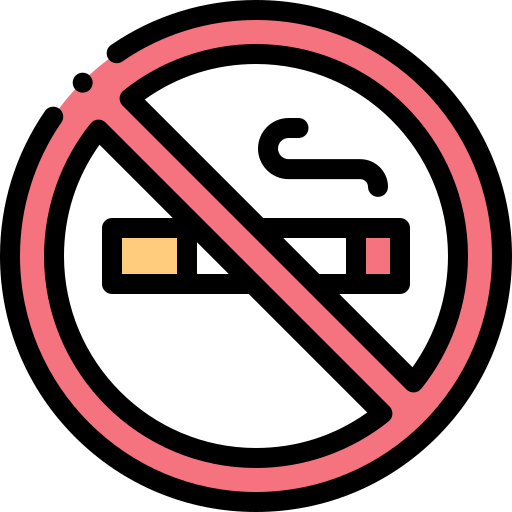 No smoking Detailed Rounded Lineal color icon