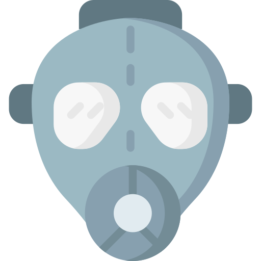 masque à gaz Special Flat Icône