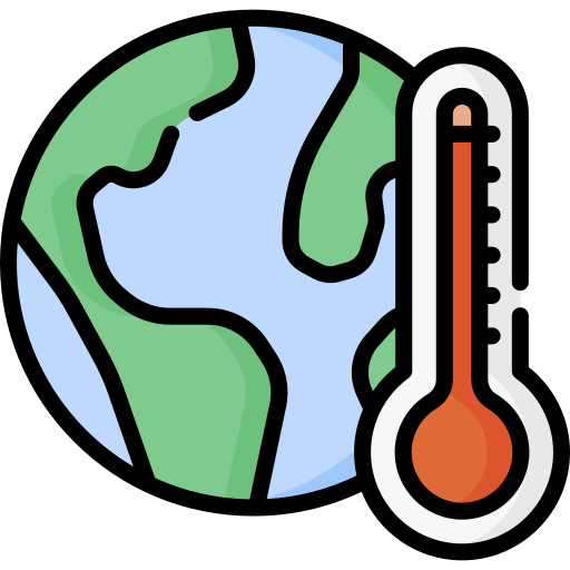 地球温暖化 Special Lineal color icon