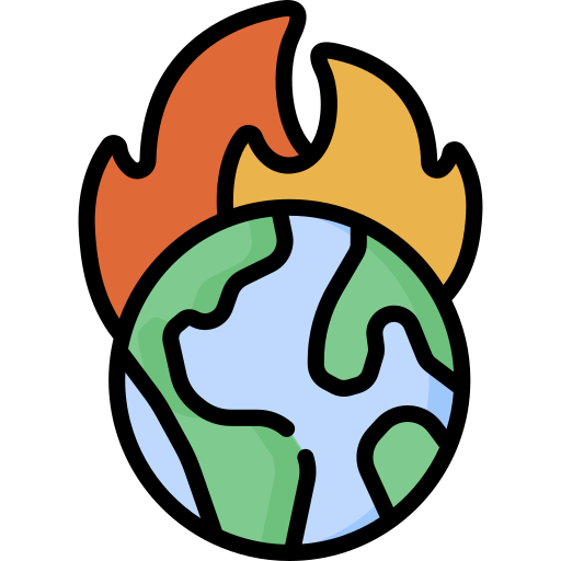 Climate change Special Lineal color icon