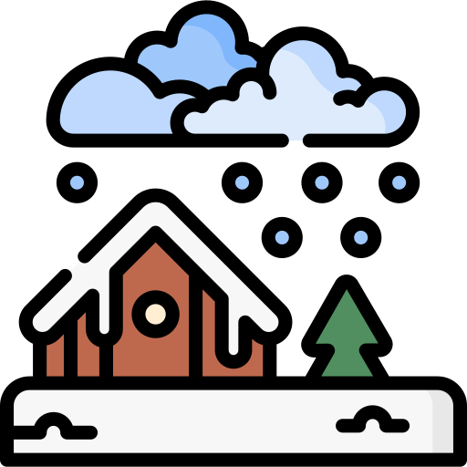 Śnieg Special Lineal color ikona
