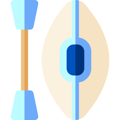 kajak Basic Rounded Flat ikona
