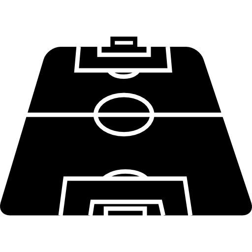 Football field in perspective  icon