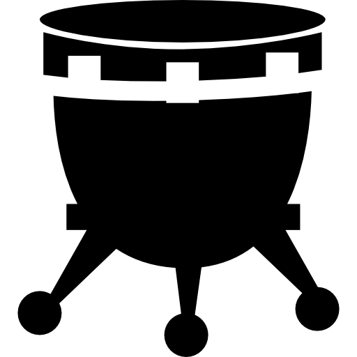 Африканский барабан с подставкой  иконка