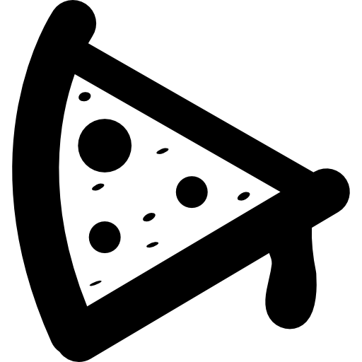Pizza cartoon variant  icon
